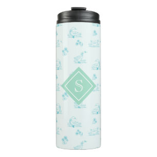 Niedliches Country Gänse Toile Muster Thermosbecher