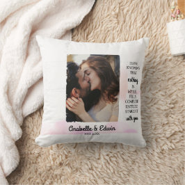 Niedliches Couple Custom Foto Kissen
