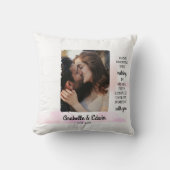 Niedliches Couple Custom Foto Kissen (Vorderseite)