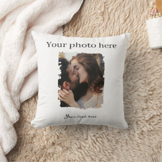 Niedliches Couple Custom Foto Kissen