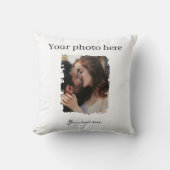 Niedliches Couple Custom Foto Kissen (Vorderseite)