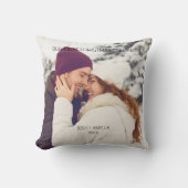 Niedliches Couple Custom Foto Kissen (Vorderseite)