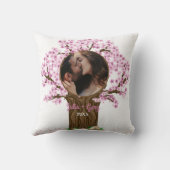 Niedliches Couple Custom Foto Kissen (Rückseite)