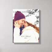 Niedliches Couple Custom Foto Leinwanddruck (Vorderseite)