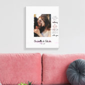 Niedliches Couple Custom Foto Leinwanddruck (Insitu (Wohnzimmer))