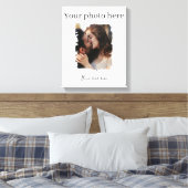 Niedliches Couple Custom Foto Leinwanddruck (Insitu (Schlafzimmer))