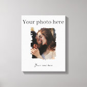 Niedliches Couple Custom Foto Leinwanddruck (Vorderseite)