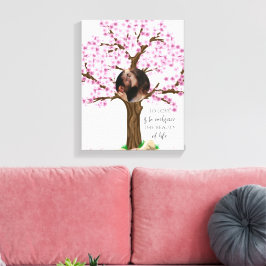 Niedliches Couple Custom Foto Leinwanddruck