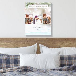 Niedliches Couple Custom Foto Leinwanddruck