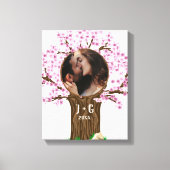 Niedliches Couple Custom Foto Leinwanddruck (Vorderseite)