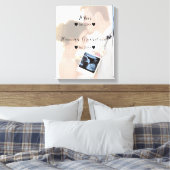 Niedliches Couple Custom Foto Leinwanddruck (Insitu (Schlafzimmer))