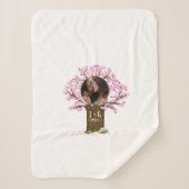 Niedliches Couple Custom Foto Sherpadecke (Vorderseite)