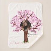 Niedliches Couple Custom Foto Sherpadecke (Vorderseite)