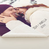 Niedliches Couple Custom Foto Sherpadecke (3/4)