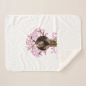 Niedliches Couple Custom Foto Sherpadecke (Vorderseite (Horizontal))