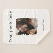 Niedliches Couple Custom Foto Sherpadecke (Vorderseite (Horizontal))