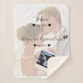 Niedliches Couple Custom Foto Sherpadecke (Vorderseite)