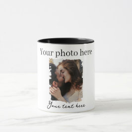 Niedliches Couple Custom Foto Tasse