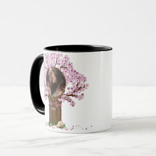 Niedliches Couple Custom Foto Tasse (Vorderseite Links)