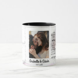 Niedliches Couple Custom Foto Tasse