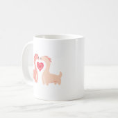 Niedliches Couple Dragon Design Kaffeetasse (Vorderseite Links)