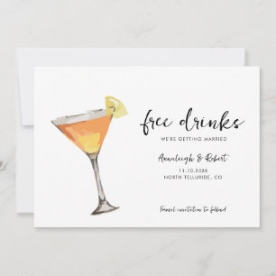 Niedliches Couple-Foto-Skript Minimalistische Hoch Save The Date