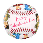 Niedliches Couple Funny Valentine's Day-Geschenk B Baseball (Vorderseite)