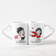 NIEDLICHES COUPLE MATCHING TASSE ROMANTISCHE LIEBE