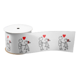 Niedliches Couple Ribbon Satinband