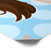 Niedliches Cowgirl on Horse - Rodeo Blonde Poster (Ecke)