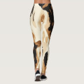 Niedliches Cowhide-Muster Leggings (Rückseite)