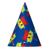 Niedliches Crab Beach 1. Geburtstag Party Partyhütchen (Links)