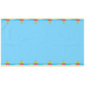 Niedliches Crab Beach 1. Geburtstag Party Tischdecke (Vorderseite (Horizontal))