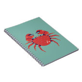 Niedliches Crab-Notebook Notizblock (Rechte Seite)