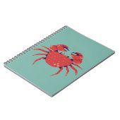 Niedliches Crab-Notebook Notizblock (Linke Seite)