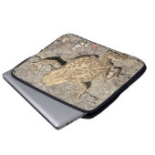 Niedliches Crawling Toad Laptop Bag Laptopschutzhülle (Vorne Knopf)