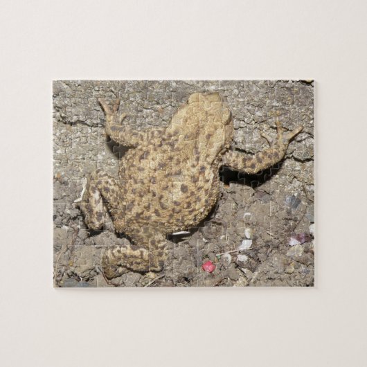 Niedliches Crawling Toad Puzzle (Horizontal)