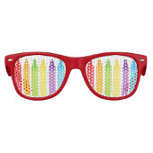 Niedliches Crayon Custom Elementary School Kids Partybrille (Vorderseite)