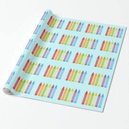 Niedliches Crayon Wrapping Paper Geschenkpapier