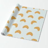 Niedliches Croissant Wrapping Paper Geschenkpapier (Ungerollt)
