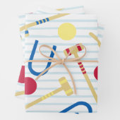 Niedliches Croquet Wrapping Paper Geschenkpapier Set (Beispiel)