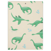 Niedliches Cryptid Loch Ness Monster-Notebook Klemmbrett (Rückseite)