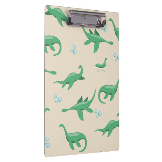 Niedliches Cryptid Loch Ness Monster-Notebook Klemmbrett (Rechts)