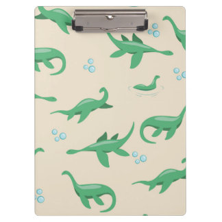 Niedliches Cryptid Loch Ness Monster-Notebook Klemmbrett