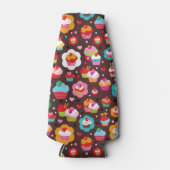 Niedliches Cup Cake-Muster Flaschenkühler (Vorderseite)