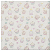 Niedliches Cupcake-Muster Stoff (Muster)