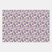 Niedliches Cupcake-Party Geschenkpapier Set (Vorderseite 2)