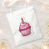 Niedliches Cupcake-Thema für Geburtstagskinder Geschenktütchen (Ausgeschnitten)