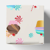 Niedliches Cupcake-und Candy-Muster für Geburtstag Geschenkschachtel (Oben)