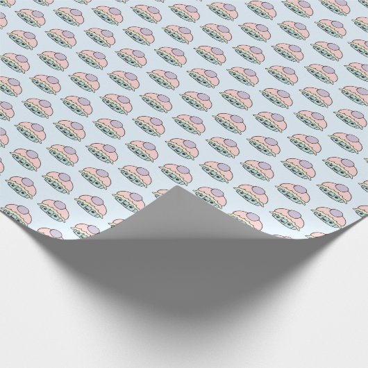Niedliches Cupcake Wrapping Geschenkpapier (Ecke)